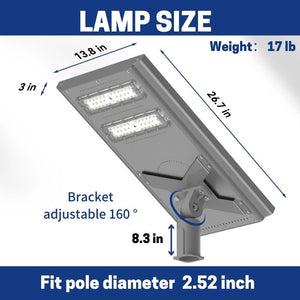 100 W 150 W 200 W Commercial solar street light-Stay on