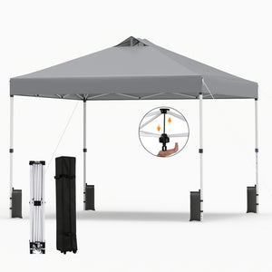 10 x 10 Feet Outdoor Commercial Pop up Canopy Tent-White