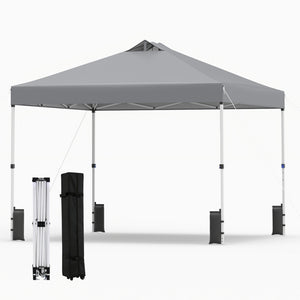 10 x 10 Feet Outdoor Commercial Pop up Canopy Tent-White