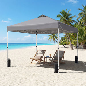 10 x 10 Feet Outdoor Commercial Pop up Canopy Tent-White