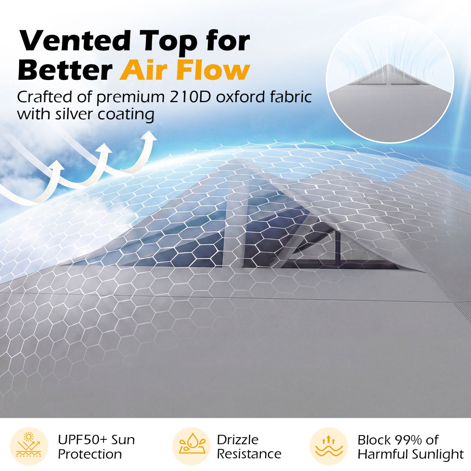 10 x 10 Feet Outdoor Commercial Pop up Canopy Tent-White