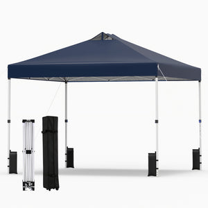 10 x 10 Feet Outdoor Commercial Pop up Canopy Tent-White
