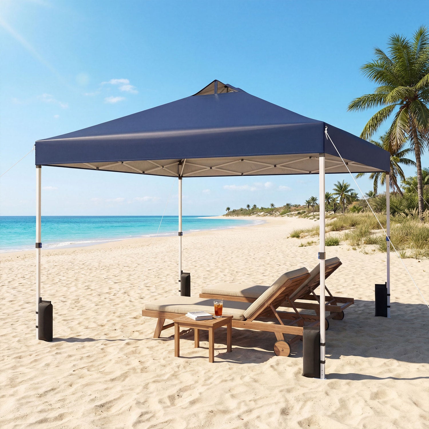 10 x 10 Feet Outdoor Commercial Pop up Canopy Tent-White