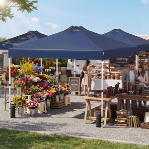 10 x 10 Feet Outdoor Commercial Pop up Canopy Tent-White