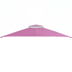 10 x 12 Feet Gazebo Replacement Top with Air Vent and Drainage Holes-Pink
