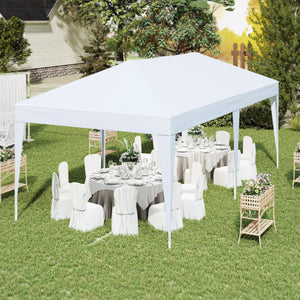 10 x 20 FT Pop up Canopy Tent with Carry Bag for Party BBQ-White