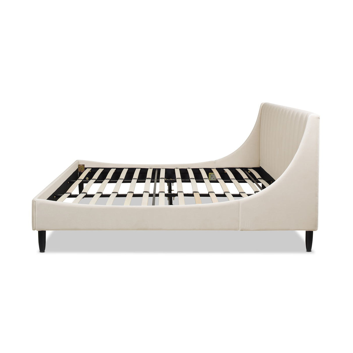 Aspen - Vertical Tufted Modern Headboard Platform Bed Set by Couch.com