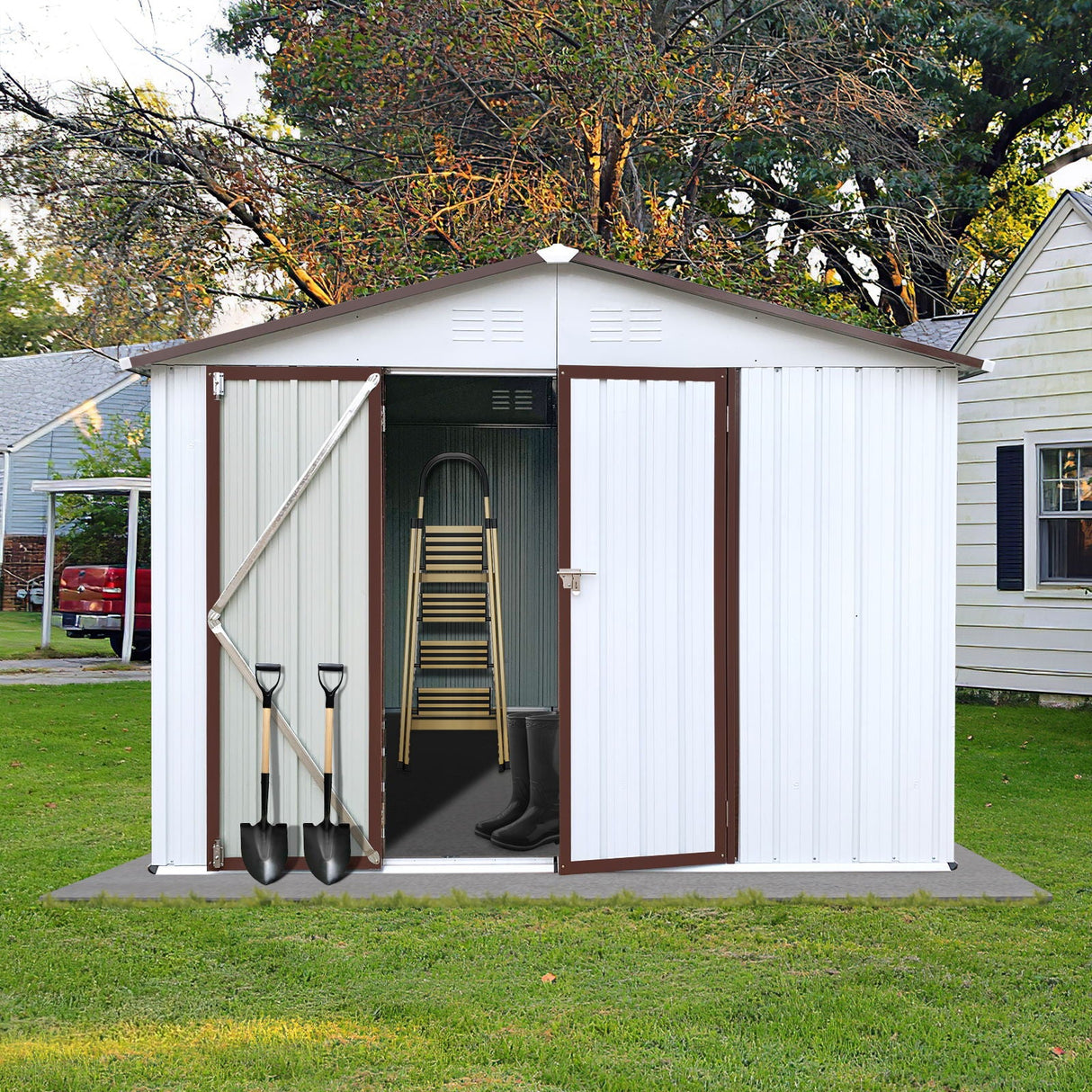 10' x 8' Garden Sheds Outdoor Storage Sheds by Couch.com