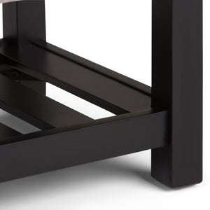 Cosmopolitan - Storage Ottoman Bench With Open Bottom by Couch.com