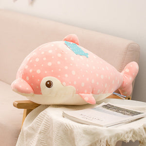 Cute Soft Whale Shark Dolphin Pillow Plush Toy Creative Marine Animal Doll
