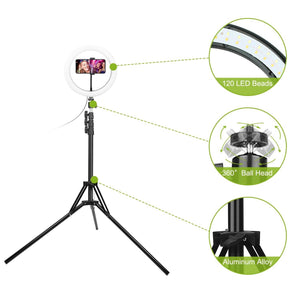 10in 120 LEDs Selfie Ring Light