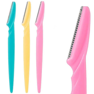 10pcs Exfoliating Dermaplaning Eyebrow Razor - Facial Hair Remover Women Beauty Makeup Skin Care Tools
