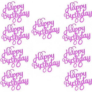 10pcs Glitter Happy Birthday Cake Topper Happy Birthday Cake Topper Happy Birthday Cupcake Topper Glitter Gold Decoration Bling Sparkle Decoration Sign Happy Birthday Cake Topper Girl Birthday Dessert Decor