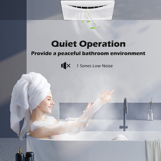 110 CFM Ceiling Mount Exhaust Ventilation Fan with Metal Housing