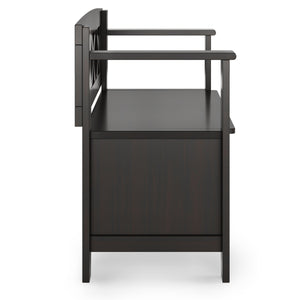 Amherst - Small Transitional Entryway Storage Bench by Couch.com