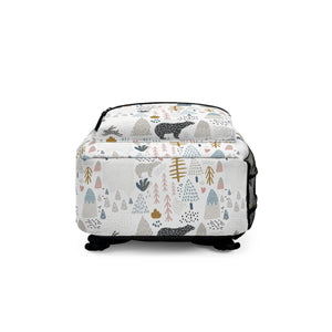 Kids Forest White Backpack