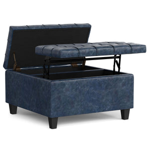 Harrison - Upholstered Coffee Table Storage Ottoman by Couch.com