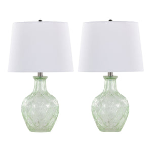 Gloria - Round Contemporary Lamp (Set of 2) by Couch.com
