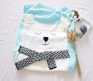 Animal Cartoon Baby Blanket