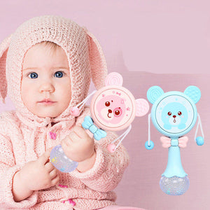 Baby Music Teether Rattle Animals Cartoon Toys