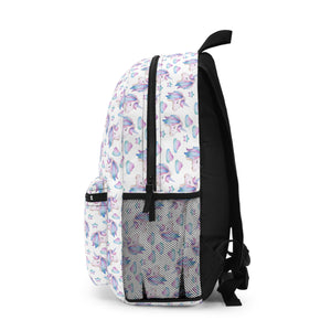 Kids Unicorn White Backpack