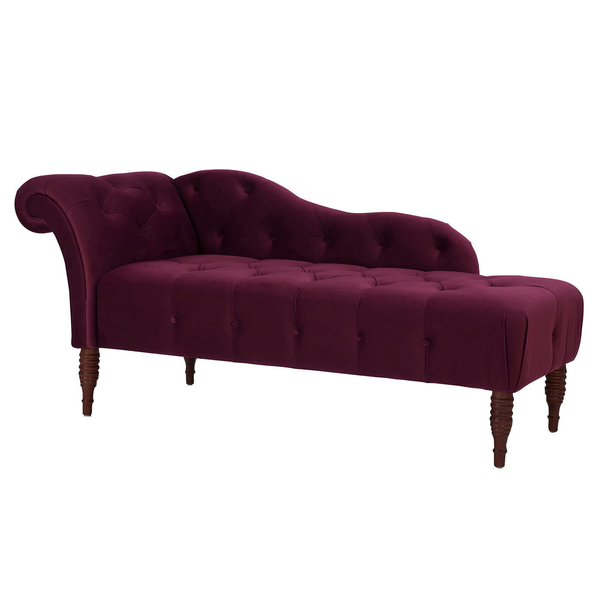 Samuel - Tufted Roll Arm Chaise Lounge by Couch.com