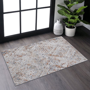 Payas - 2' X 3' Geometric Area Rug - Beige by Couch.com