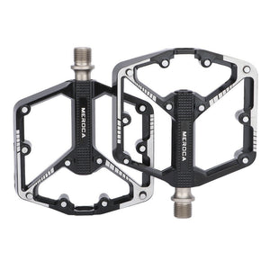 Bicycle Pedal Non-Slip  Bike Pedals Aluminum Alloy Flat Platform Applicable Waterproof Cycling Accessories Bike Pedals Road Bicycle Pedals Cleats Set Clipless Pedals Compatible With Road Bikes