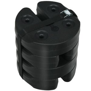 Set of 4 Canopy Weights 20lbs Weight Plate Kit with No-Pinch Design
