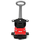 3 in 1 Ride on Push Car Toddler Stroller Sliding Car with Music-Black