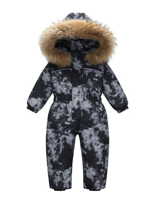 Modern Trend NEW Children's Clothing Jacket Snow Wear Coat Jumpsuit for Girls And Boys Winter Ski Suit For Kids
