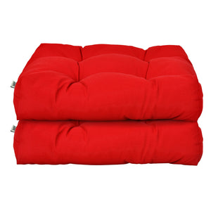 21 Inch x 21 Inch Patio Chair Seat Cushion Pads for Indoor and Outdoor-Turquoise