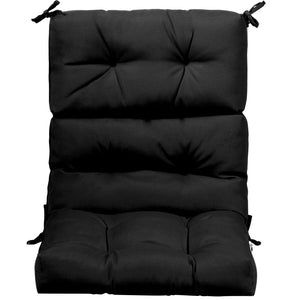 22 x 44 Inch Tufted Outdoor Patio Chair Seating Pad-Blue