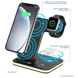 4-in-1 Wireless Charging Stand with Night Light by Infinite Basics
