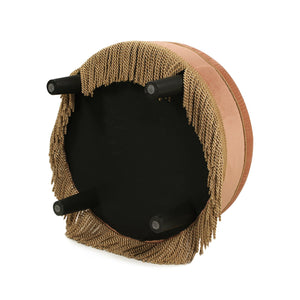 Yolanda - Round Upholstered Accent Ottoman by Couch.com