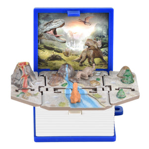 3D Dinosaur Pop-up Book Keychain Children Creative Decompression Toy
