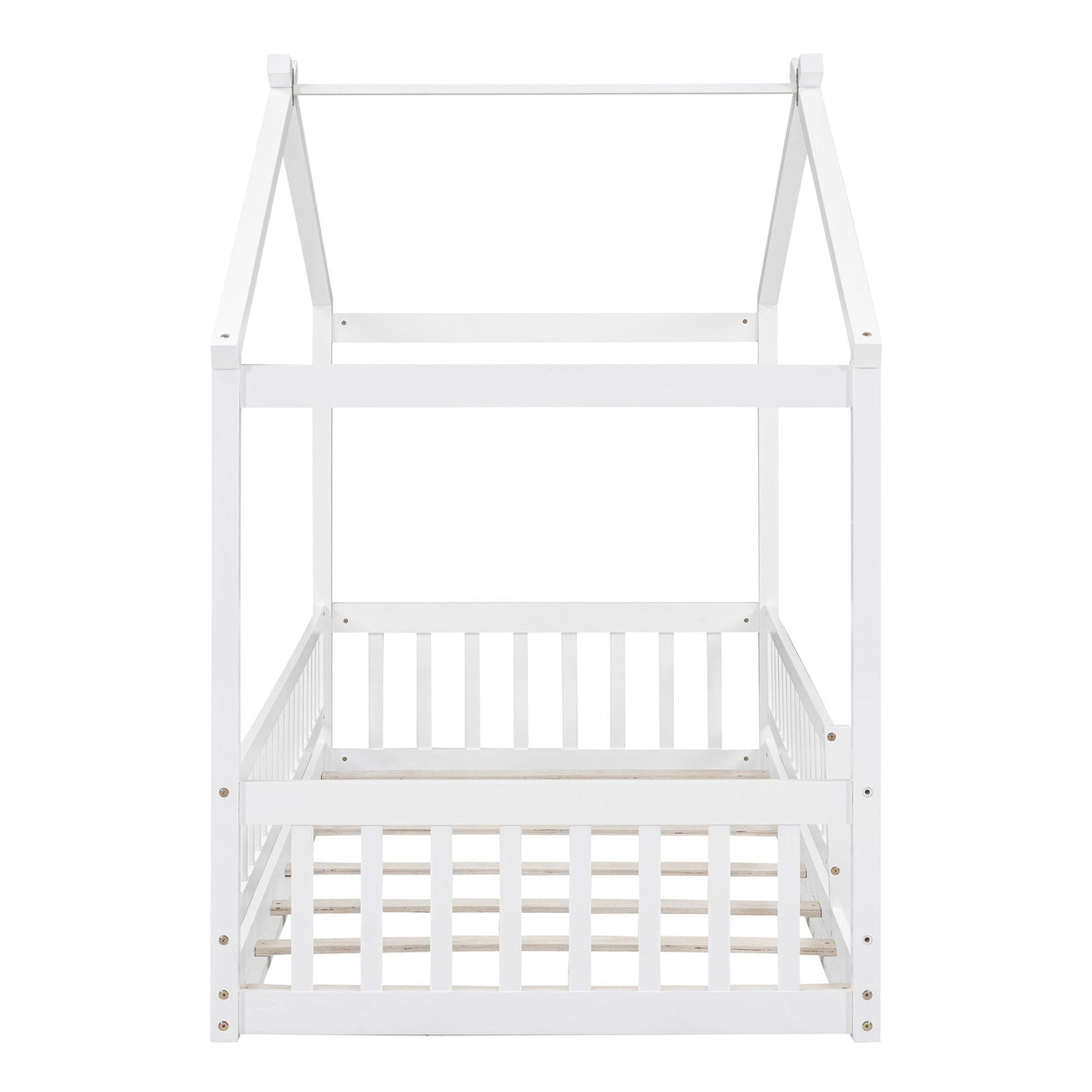 Bed House Bed Frame With Fence by Couch.com