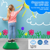 11 Pieces Kids Stepping Stones Stackable Balance Blocks Indoor Outdoor-Multicolor
