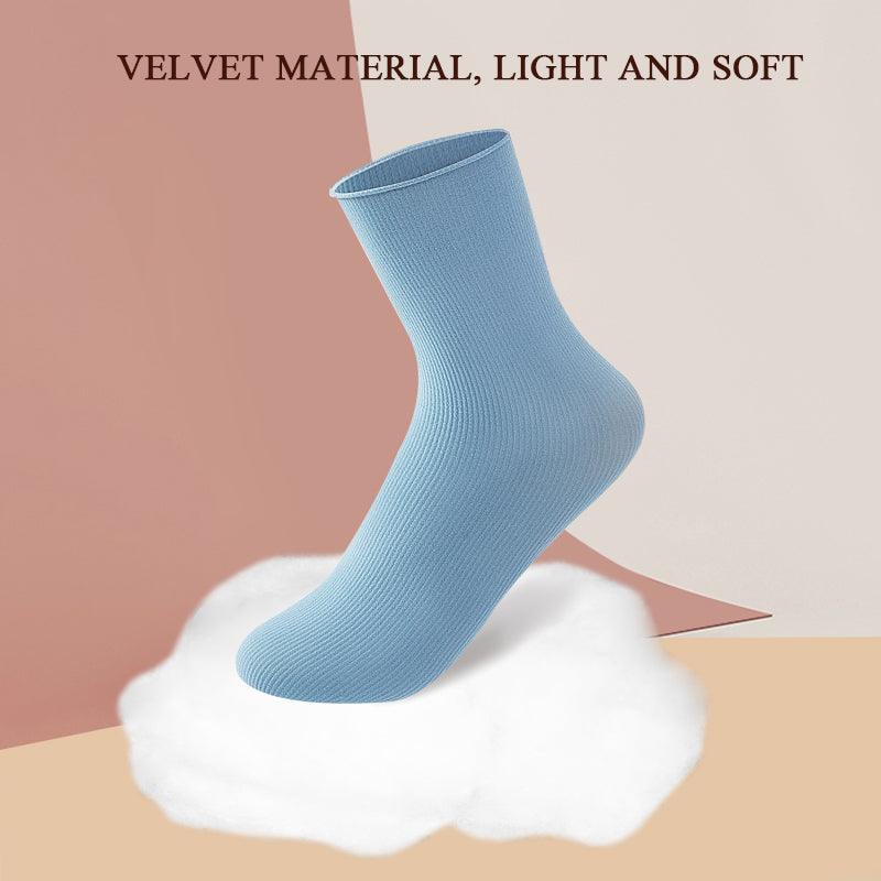 1/2 Pairs Girls Thin Socks Pack Harajuku Cute Long Frilly Socks Casual Soft Nylon High Elastic Solid White Purple Solid Color Stylish Casual Socks For Men And Women