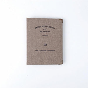 120 Pockets PU Leather Photo Album for 3 inch Instant Polaroid Mini DIY Photo Albums Birthday Gift Family Scrapbook Albums Family Anniversary Gift For Couple