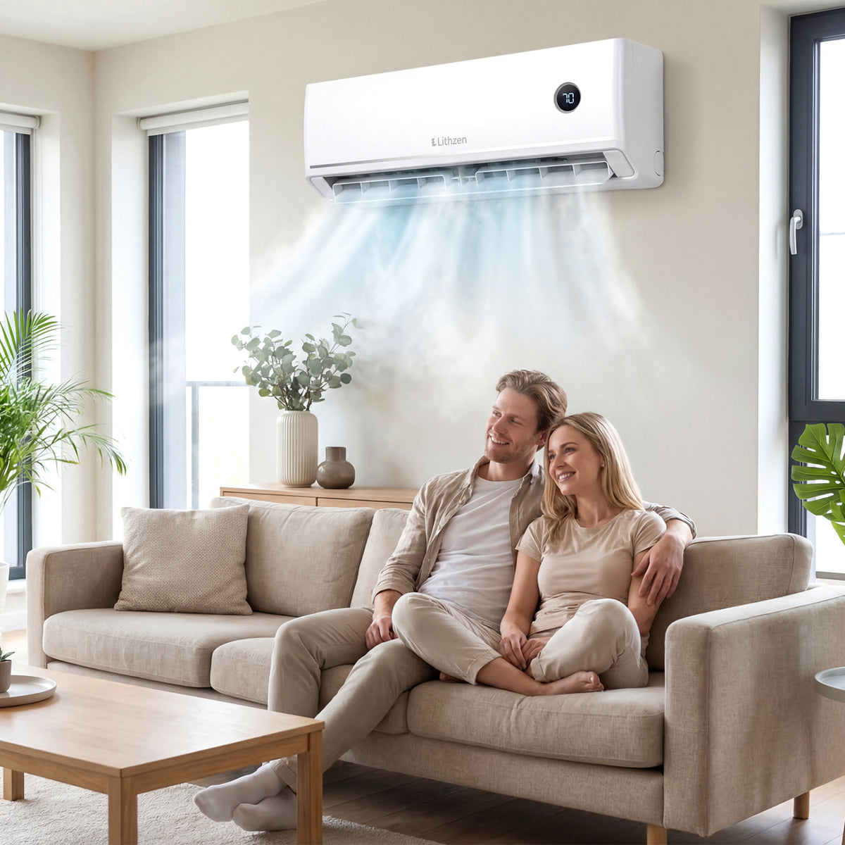 12000 BTU 18.1 SEER2 115V Mini Split Air Conditioner Works with Alexa