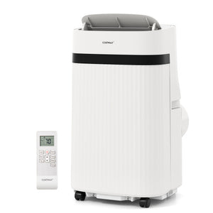 12000 BTU Portable Air Conditioner 3 in 1 Energy-saving with Fan and Dehumidifier-White