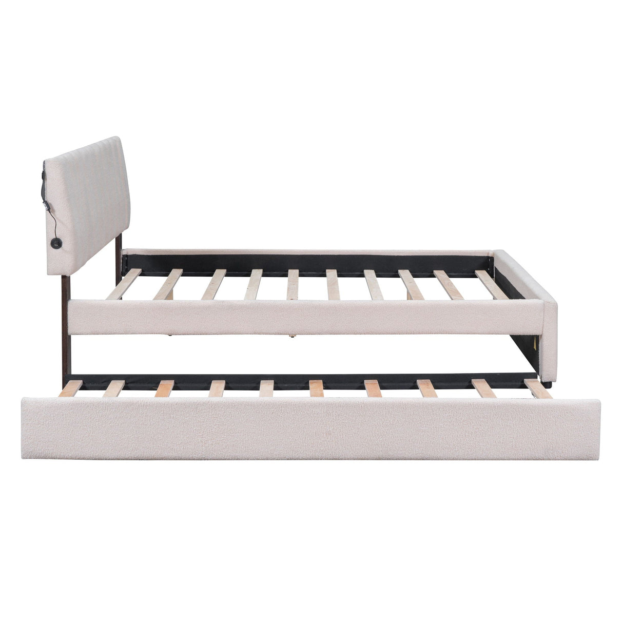 Upholstered Platform Bed With Trundle by Couch.com