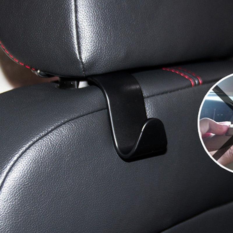 1/2/4Pcs Universal Car Seat Hook Back Hook Car Accessories Interior Portable Hanger Holder Storage for Car Bag Purse Cloth Car Seat Back Hook Auto Seat Headrest Portable Organizer Holder Hook For Hanging Purses Bags Coats