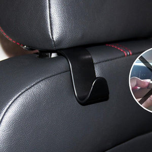 1/2/4Pcs Universal Car Seat Hook Back Hook Car Accessories Interior Portable Hanger Holder Storage for Car Bag Purse Cloth Car Seat Back Hook Auto Seat Headrest Portable Organizer Holder Hook For Hanging Purses Bags Coats
