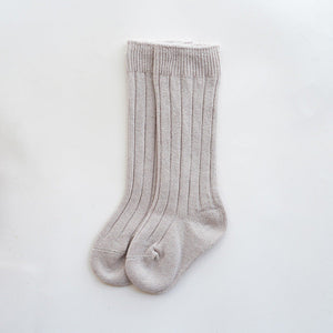Children's long cotton socks