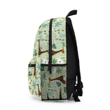 Kids Animals Green Backpack