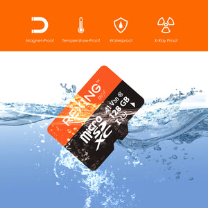 REXING microSDXC UHS-3 4K Full HD Video High Speed Transfer Monitoring SD Card with Adapter for Dash Cams, Surveillance System, Security Camera, & Body Cam