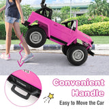12V 2-Seat Licensed Kids Ride On Toyota FJ40 Car with 2.4G Remote Control-Black