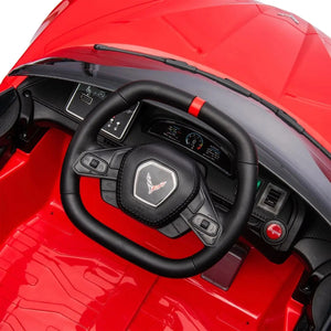12V Chevrolet Corvette C8 Stingray 1-Seater Kids Ride-On Car